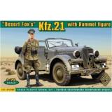 ACE Kfz.21 with Rommel figure (72289) -  1