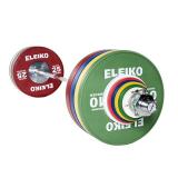 Eleiko Olympic WL Training Set 190kg, men, RC, colored (3001238) -  1