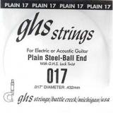GHS Strings 017 Single Plain Ballend -  1