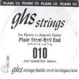 GHS Strings 010 SINGLE PLAIN BALLEND -  1