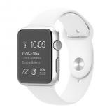 Apple 42mm Silver Aluminum Case with White Sport Band (MJ3N2) -  1