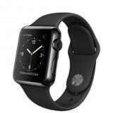 Apple 38mm Space Black Stainless Steel Case with Black Sport Band (MLCK2) -  1