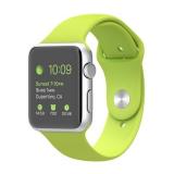 Apple 42mm Silver Aluminum Case with Green Sport Band (MJ3P2) -  1