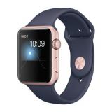 Apple Watch Series 2 42mm Rose Gold Aluminum Case with Midnight Blue Sport Band (MNPL2) -  1