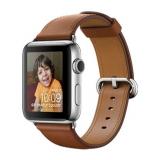 Apple Watch Series 2 42mm Stainless Steel Case with Saddle Brown Classic Buckle Band (MNPV2) -  1