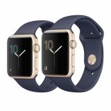 Apple Watch Series 2 42mm Gold Aluminum Case with Midnight Blue Sport Band (MQ152) -  1
