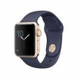 Apple Watch Series 2 38mm Gold Aluminum Case with Midnight Blue Sport Band (MQ132) -  1