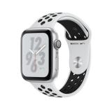 Apple Watch Nike+ Series 4 GPS 44mm Silver Alum. w. Platinum/Black Nike Sport b. Silver Alum. (MU6K2) -  1