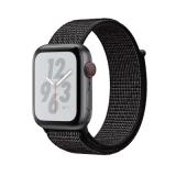 Apple Watch Nike+ Series 4 GPS + LTE 44mm Gray Alum. w. Black Nike Sport l. Gray Alum. (MTXD2) -  1