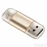 Apacer 64 GB AH190 Lightning Dual USB 3.1 Gold (AP64GAH190C-1) -  1