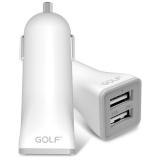 Golf GF-C2 Car charger 2USB 3,1A White -  1