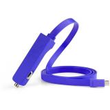 TYLT RIBBN Car Charger microUSB+USB 4,8A Blue (MIC-RIBBNBL-T) -  1