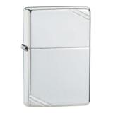 Zippo 14 Vintage with Slashes High Polish Sterling Silver -  1